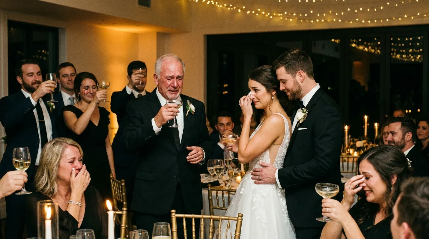 Brindis y discursos en una boda