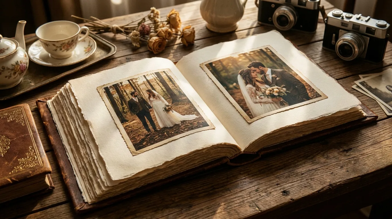 álbum de bodas impreso premium