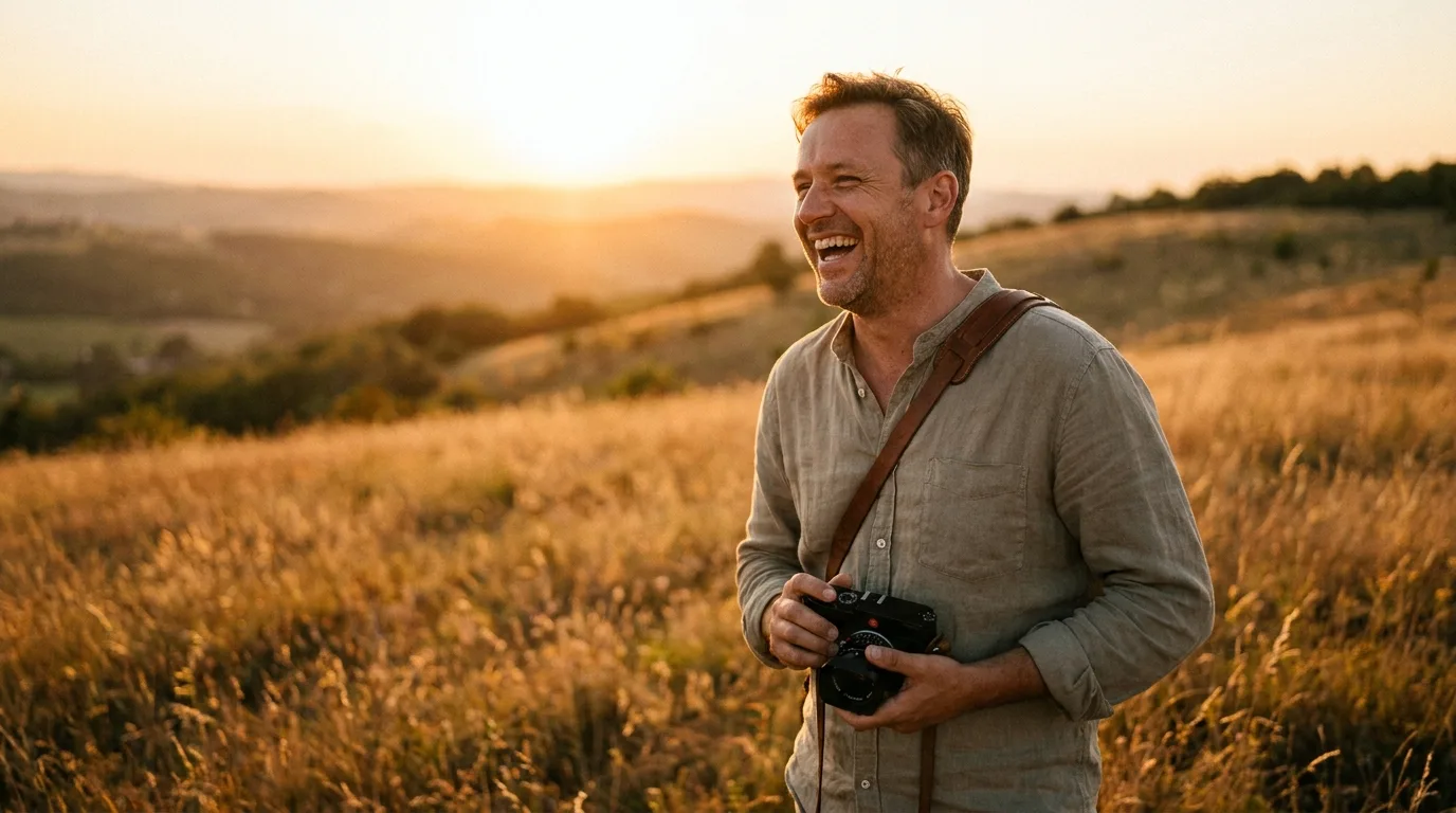 photographer with time freedom after outsourcing editing