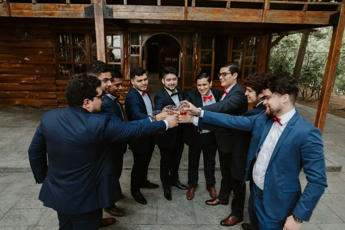 El brindis de los padrinos